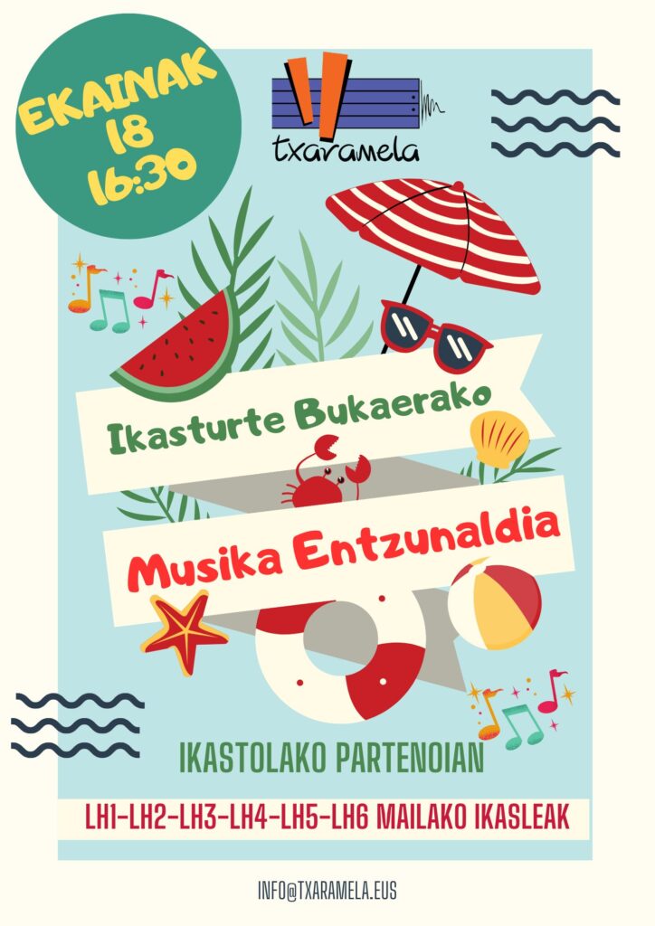 IKASTURTE BUKAERAKO MUSIKA EKITALDIA LH